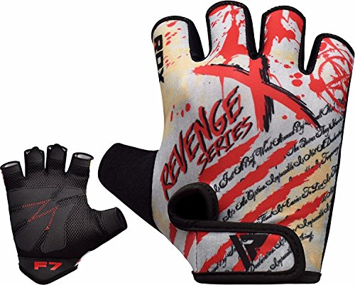 RDX Guantes Gimnasio Pesas Musculacion Vacuno Pesas Gym Musculacion Culturismo Fitness Entrenamiento