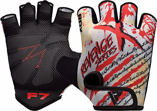 RDX Guantes Gimnasio Pesas Musculacion Vacuno Pesas Gym Musculacion Culturismo Fitness Entrenamiento