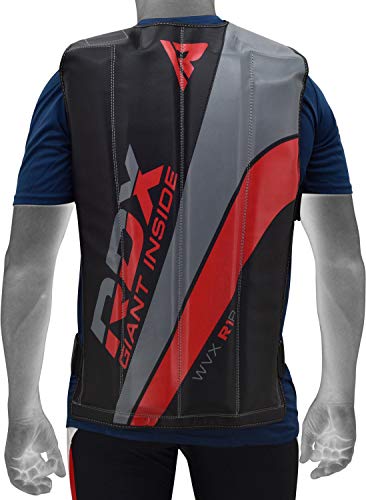 RDX Gym Lastrado Chalecos De Peso Fitness Weighted Vest Entrenamiento Chaleco Pesas