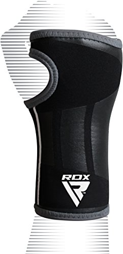 RDX Gym Muñequeras Soporte Gimnasio Palma Compresión Musculacion Peso Elevación Fitness Correas (Se Vende como un Solo Elemento)