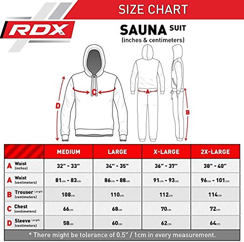 RDX Neopreno Trajes De Sudoración Triatlon Ejercicio Sauna Sudor Suit Entrenamiento