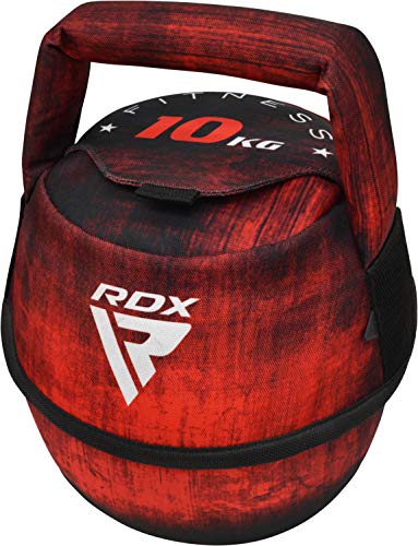 RDX Pesa Rusa Kettlebell Peso Swing Entrenamiento Front Squat Russian Sit-up Levantamiento de Pesas Bolsa de Arena Dumbells Muscular Equipos de Gimnasia para Yoga Ejercicio Deportivo 2kg a 10kg RDX Pesa Rusa Kettlebell Peso Swing Entrenamiento Front Squat Russian Sit-up Levantamiento de Pesas Bolsa de Arena Dumbells Muscular Equipos de Gimnasia para Yoga Ejercicio Deportivo 2kg a 10kg