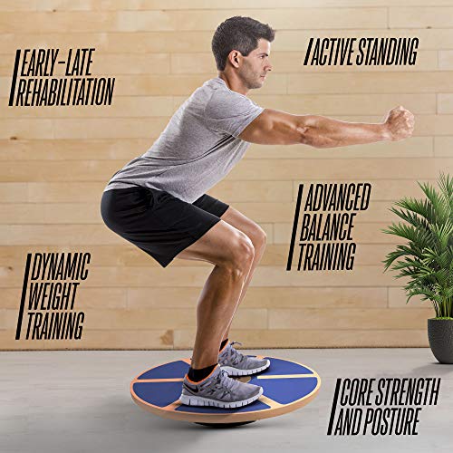 RDX Tabla de Equilibrio 40cm Antideslizante Redondo Balance Board Madera Entrenamiento Physio Yoga Fitness Pilates Sport Entrenador Ejercicio Gimnasio Deporte la Rehabilitación Física Terapia RDX Tabla de Equilibrio 40cm Antideslizante Redondo Balance Board Madera Entrenamiento Physio Yoga Fitness Pilates Sport Entrenador Ejercicio Gimnasio Deporte la Rehabilitación Física Terapia