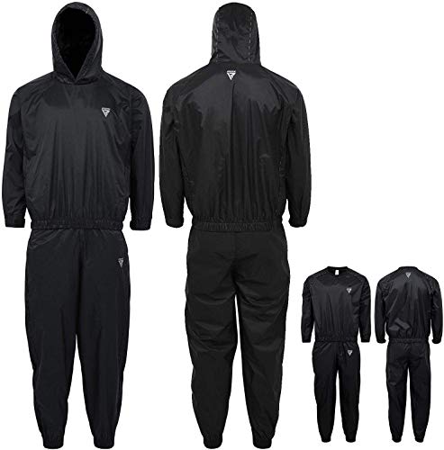 RDX Traje Sauna Entrenamiento Gimnasio Trajes de Sudoración Triatlon Ejercicio Sudor Chándal Pérdida De Peso con Capucha Deportiva Hombres Mujer Fitness Track Suit Yoga Running Chaqueta Pantalón RDX Traje Sauna Entrenamiento Gimnasio Trajes de Sudoración Triatlon Ejercicio Sudor Chándal Pérdida De Peso con Capucha Deportiva Hombres Mujer Fitness Track Suit Yoga Running Chaqueta Pantalón