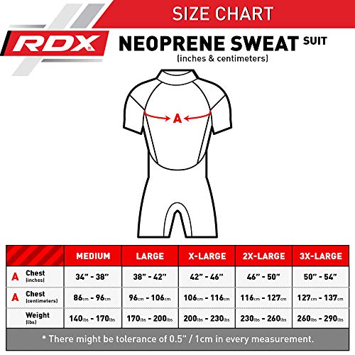 RDX Trajes Sauna De Sudoración Neopreno Triatlon Ejercicio Sudor Suit Entrenamiento RDX Trajes Sauna De Sudoración Neopreno Triatlon Ejercicio Sudor Suit Entrenamiento