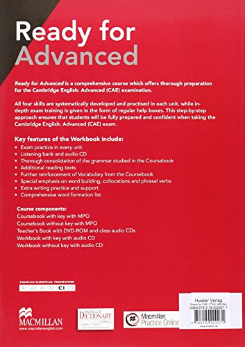 Ready for CAE: Ready for Advanced. Workbook with Audio-CD and Key Ready for CAE: Ready for Advanced. Workbook with Audio-CD and Key