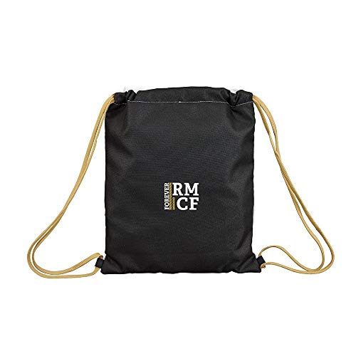 Real Madrid FC Bolsa de Cuerdas, Bolsa de Gimnasia para Niños, Bolso Educación Física, Bolsa Natación, Bolsa de Viaje o Escolar, 1ª Team 19/20 Design, Regalo para Niños!