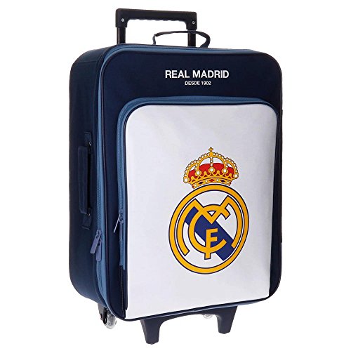 Real Madrid Magnum Equipaje Infantil, 52 cm, 26 litros, Blanco Real Madrid Magnum Equipaje Infantil, 52 cm, 26 litros, Blanco