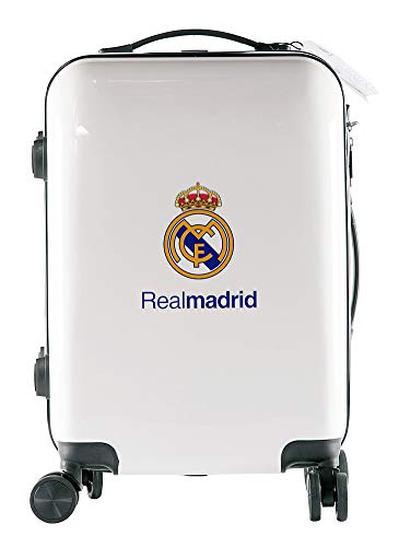 Real Madrid - Pack de Viaje Maleta y Accesorios - Producto Oficial del Equipo Temporada 19/20. Incluye Almohada Cervical, Organizador de Equipaje, Neceser, Antifaz y Etiqueta de Equipaje. Real Madrid - Pack de Viaje Maleta y Accesorios - Producto Oficial del Equipo Temporada 19/20. Incluye Almohada Cervical, Organizador de Equipaje, Neceser, Antifaz y Etiqueta de Equipaje.