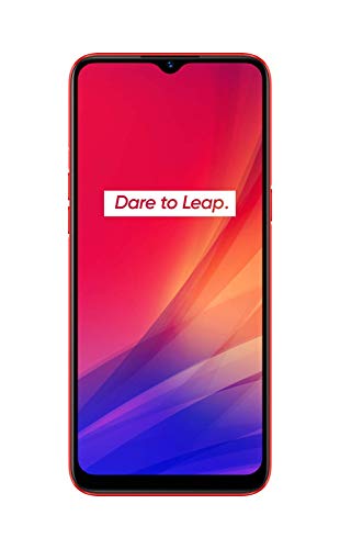 Realme C3 - Smartphone de 6.5" LCD multi-touch, 3 GB RAM + 64 GB ROM, Procesador Helio G70 OctaCore, Batería de 5000mAh, Cámara Dual AI 12MP, Dual Sim, Color Blazing Red