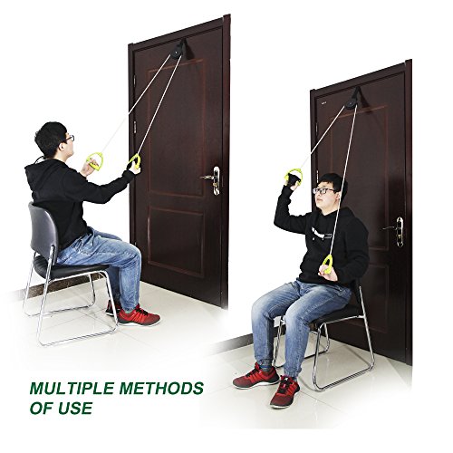 REAQER Cuerda para rehabilitación de hombro Hombro Polea Ideal para Ejercicio y Prevención de Lesiones REAQER Cuerda para rehabilitación de hombro Hombro Polea Ideal para Ejercicio y Prevención de Lesiones