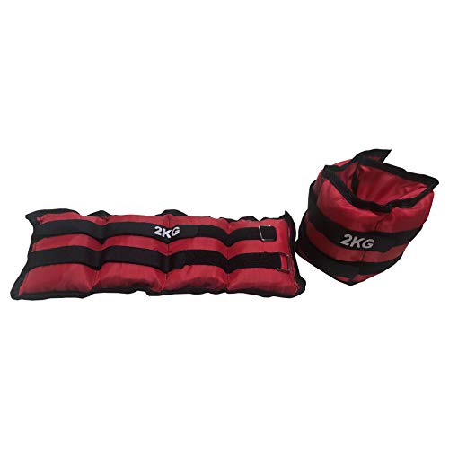 Rebecca Mobili Set 2 Pesas Muñequeras Tobilleras, Correa Ajustable, Jogging, Pilates, Fitness, Deporte en Casa- 2 x 2 kg - SP5041 Rebecca Mobili Set 2 Pesas Muñequeras Tobilleras, Correa Ajustable, Jogging, Pilates, Fitness, Deporte en Casa- 2 x 2 kg - SP5041