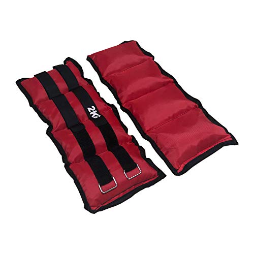 Rebecca Mobili Set 2 Pesas Muñequeras Tobilleras, Correa Ajustable, Jogging, Pilates, Fitness, Deporte en Casa- 2 x 2 kg - SP5041 Rebecca Mobili Set 2 Pesas Muñequeras Tobilleras, Correa Ajustable, Jogging, Pilates, Fitness, Deporte en Casa- 2 x 2 kg - SP5041