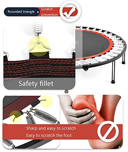 Rebote Plegable De Trampolín para Adultos/Niños. Ejercicio Aeróbico con Cama De Rebote De 48 Pulgadas (121 Cm) Rebote Plegable De Trampolín para Adultos/Niños. Ejercicio Aeróbico con Cama De Rebote De 48 Pulgadas (121 Cm)