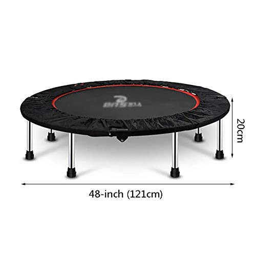 Rebote Plegable De Trampolín para Adultos/Niños. Ejercicio Aeróbico con Cama De Rebote De 48 Pulgadas (121 Cm)