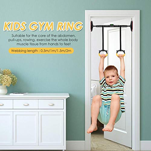 RecoverLOVE Anillos de Gimnasia con Barra de Trapecio para niños, Patio de Juegos para niños, Ejercicio en casa, Anillos de Gimnasio con Correas, Anillos de Gimnasia, Juego de Gimnasio en casa RecoverLOVE Anillos de Gimnasia con Barra de Trapecio para niños, Patio de Juegos para niños, Ejercicio en casa, Anillos de Gimnasio con Correas, Anillos de Gimnasia, Juego de Gimnasio en casa