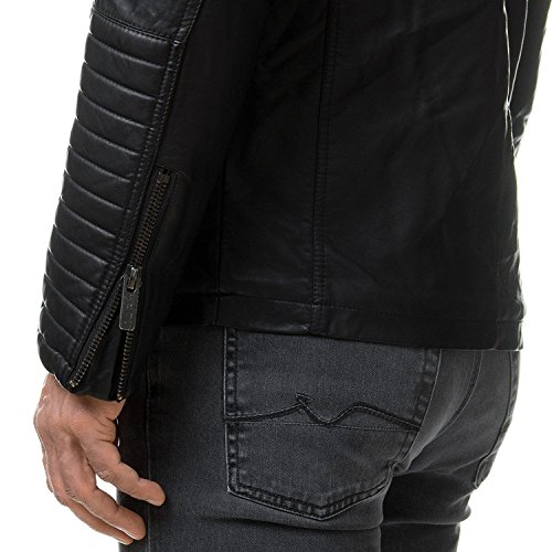 Red Bridge Chaqueta de Hombres Cuero Sintética, Algodón y Cuero Real Moda Cazadora Red Bridge Chaqueta de Hombres Cuero Sintética, Algodón y Cuero Real Moda Cazadora