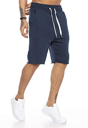 Redbridge Pantalones cortos de chándal para hombre azul oscuro S Redbridge Pantalones cortos de chándal para hombre azul oscuro S