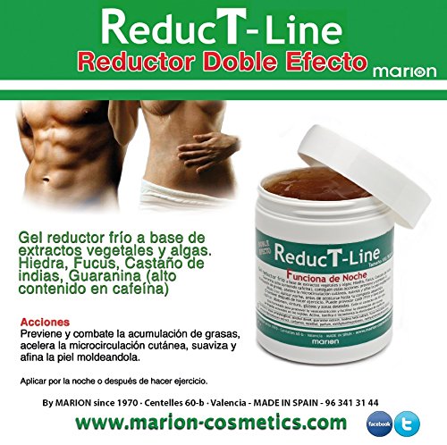 Reductor Anticelulítico REDUCTLINE xxl - 500 ml. Textura Gel- Fácil Absorción- Sensación Frio a base de Extractos Vegetales y Algas. Todo Tipo de Piel. Si practicas Deporte lo puedes Aplicar Antes.