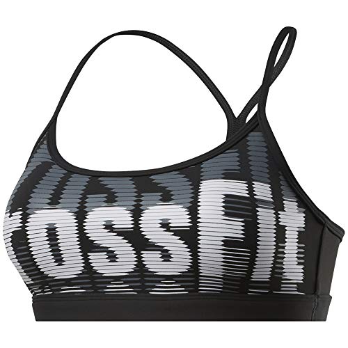 Reebok CF Skinny Strap Bra-Crossfit Repeat Sujetador Deportivo, Mujer, Black, XS