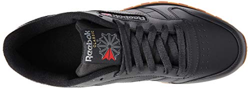 Reebok Classic Leather - Zapatillas de cuero para hombre, color negro (black / gum 2), talla 40.5 Reebok Classic Leather - Zapatillas de cuero para hombre, color negro (black / gum 2), talla 40.5