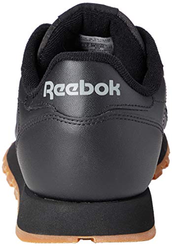 Reebok Classic Leather - Zapatillas de cuero para hombre, color negro (black / gum 2), talla 40.5