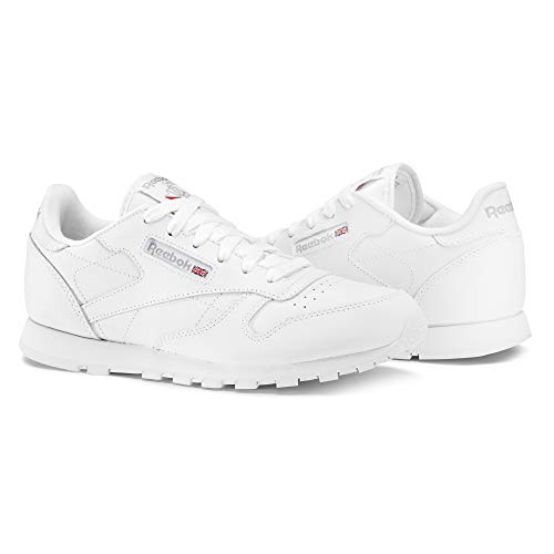 Reebok Classic Leather, Zapatillas de Running NiƱos, Blanco (White), 38 EU Reebok Classic Leather, Zapatillas de Running NiƱos, Blanco (White), 38 EU