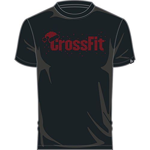 Reebok Crossfit Christmas Graphic Camiseta Hombre - algodón Talla: L