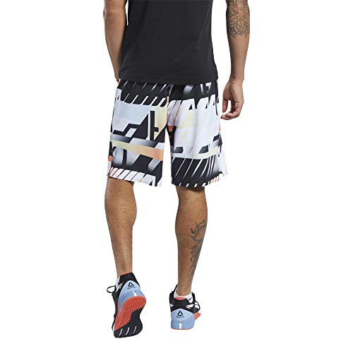 Reebok CrossFit Epic Cord lock- Amrap Shorts, Vivid Orange, 30" Reebok CrossFit Epic Cord lock- Amrap Shorts, Vivid Orange, 30"