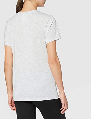 Reebok Crossfit Rd Camiseta de Manga Corta, Mujer, Gris (Light Grey Heather), L Reebok Crossfit Rd Camiseta de Manga Corta, Mujer, Gris (Light Grey Heather), L