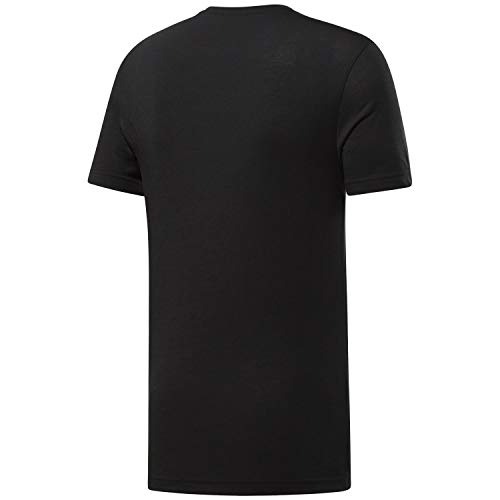 Reebok Crossfit Read tee Camiseta de Manga Corta, Hombre, Negro (Black/White), XS Reebok Crossfit Read tee Camiseta de Manga Corta, Hombre, Negro (Black/White), XS