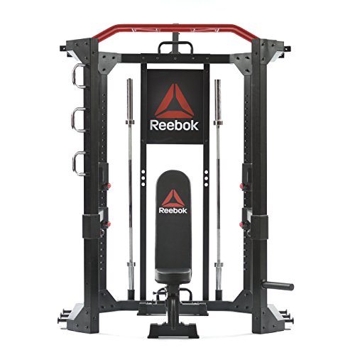 Reebok Functional Cage multifunción Station, Negro/Rojo, One Size Reebok Functional Cage multifunción Station, Negro/Rojo, One Size