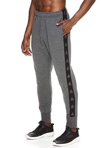 Reebok Men's Jogger Running Pants with Pockets - Athletic Workout Sweatpants