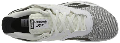 Reebok Nano X, Zapatillas de Deporte Hombre, Negro/Blanco/Blanco, 42 EU