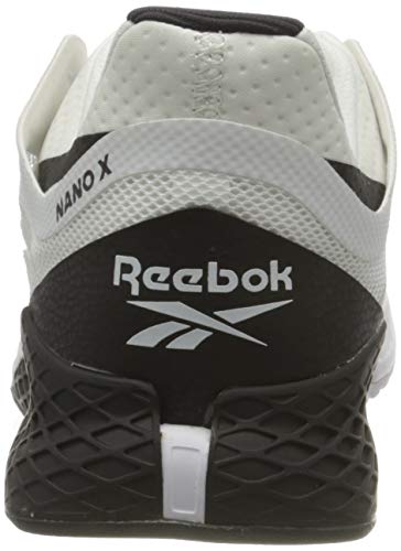 Reebok Nano X, Zapatillas de Deporte Hombre, Negro/Blanco/Blanco, 42 EU Reebok Nano X, Zapatillas de Deporte Hombre, Negro/Blanco/Blanco, 42 EU