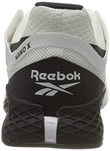 Reebok Nano X, Zapatillas de Deporte Hombre, Negro/Blanco/Blanco, 42 EU