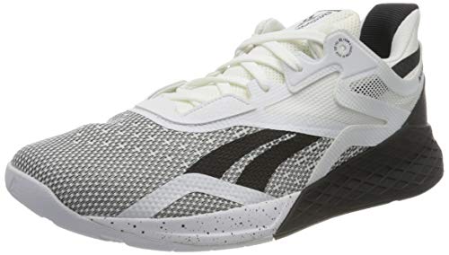 Reebok Nano X, Zapatillas de Deporte Hombre, Negro/Blanco/Blanco, 42 EU Reebok Nano X, Zapatillas de Deporte Hombre, Negro/Blanco/Blanco, 42 EU