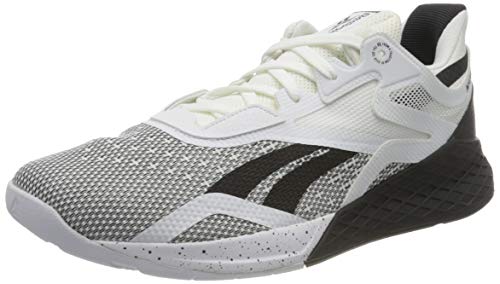 Reebok Nano X, Zapatillas de Deporte Hombre, Negro/Blanco/Blanco, 42 EU