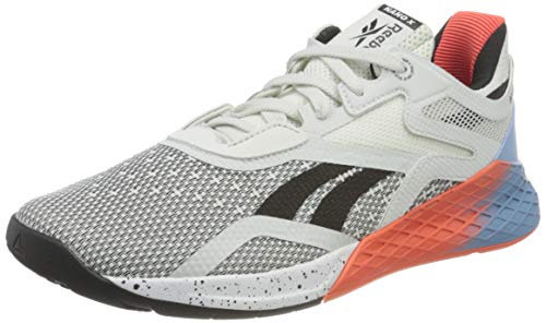 Reebok Nano X, Zapatillas de Deporte Mujer, Blanco/FLUBLU/VIVDOR, 41 EU Reebok Nano X, Zapatillas de Deporte Mujer, Blanco/FLUBLU/VIVDOR, 41 EU