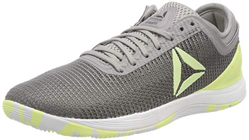 Reebok R Crossfit Nano 8.0 Zapatillas de Entrenamiento Hombre, Gris (Tin Greyshark//Lemon Zest/Ash Grey/White 0), 48.5 EU (13 UK)