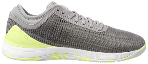 Reebok R Crossfit Nano 8.0 Zapatillas de Entrenamiento Hombre, Gris (Tin Greyshark//Lemon Zest/Ash Grey/White 0), 48.5 EU (13 UK)