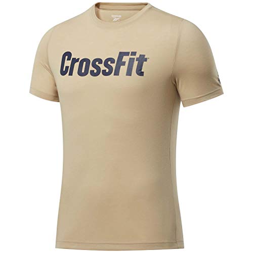 Reebok RC Crossfit Read tee Camiseta, Hombre, utibei, M