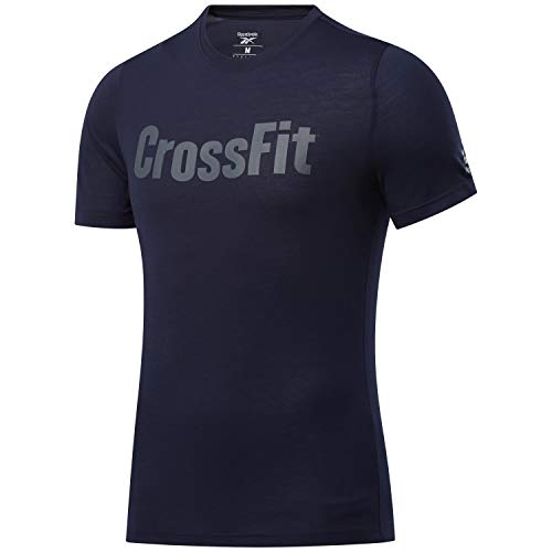 Reebok RC Crossfit Read tee Camiseta, Hombre, vecnav, L Reebok RC Crossfit Read tee Camiseta, Hombre, vecnav, L