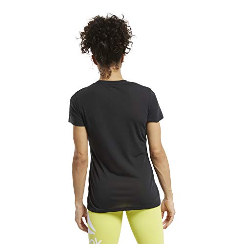 Reebok RC Crossfit Read tee Camiseta, Mujer, Negro, L