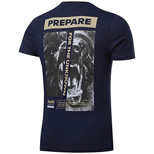 Reebok RC Prepare tee Camiseta, Hombre, vecnav, L