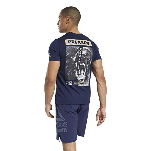 Reebok RC Prepare tee Camiseta, Hombre, vecnav, L Reebok RC Prepare tee Camiseta, Hombre, vecnav, L