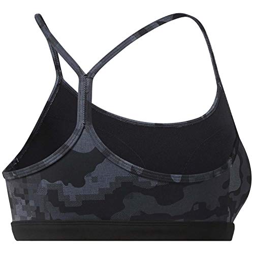 Reebok RC Skinny Bra AOP Sujetador Deportivo, Mujer, Black, 2XS