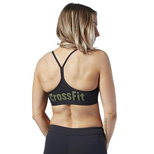 Reebok RC Skinny Bra Sujetador Deportivo, Mujer, Black, XS Reebok RC Skinny Bra Sujetador Deportivo, Mujer, Black, XS