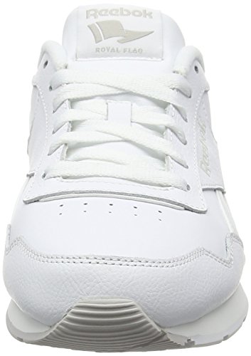 Reebok Royal Glide, Zapatillas de deporte, Hombre, Blanco (White / Steel / Reebok Royal), 44 EU Reebok Royal Glide, Zapatillas de deporte, Hombre, Blanco (White / Steel / Reebok Royal), 44 EU