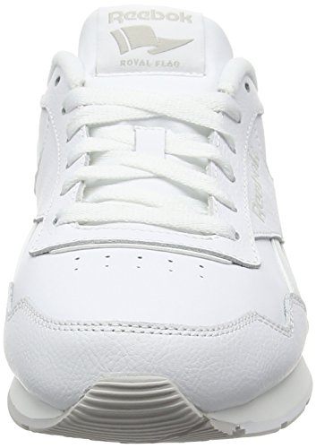 Reebok Royal Glide, Zapatillas de deporte, Hombre, Blanco (White / Steel / Reebok Royal), 44 EU